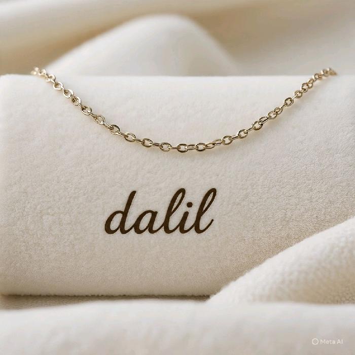 aksesoris kalung monel nama DaLLiL