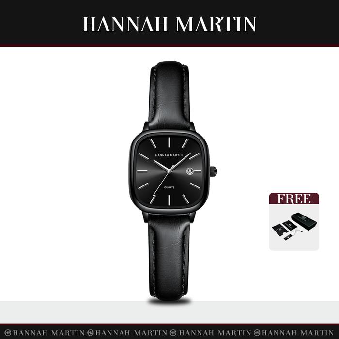 Hannah Martin 1491 Jam Tangan Wanita Quartz Kekinian Anti Air