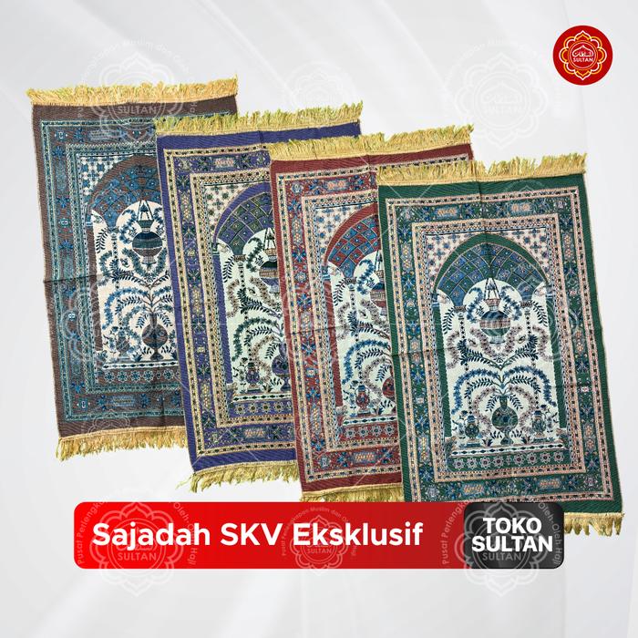Sajadah SKV Eksklusif Sajadah Souvenir Hampers Oleh Oleh Haji Umroh Sajadah Turki