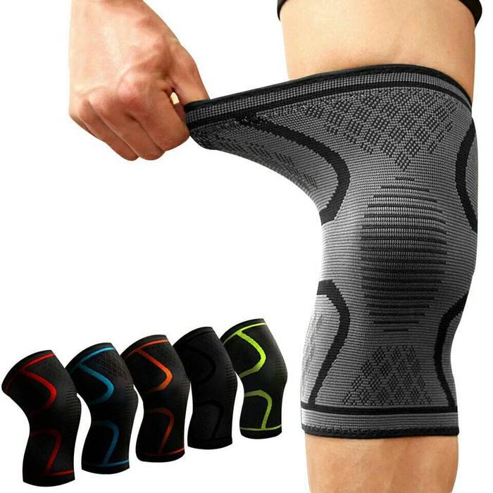 Aolikes Knee Pad Braces Elastis Nylon Sport Compression Knee Support