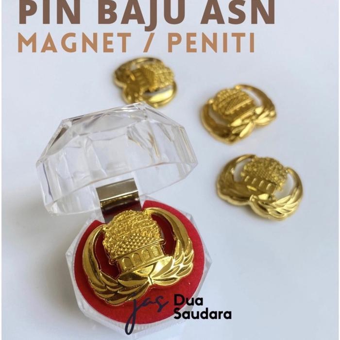 Pin baju korpri / magnet korpri Clips - Pin magnet