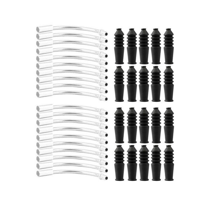 Mountain Bike V Brake Noodles Rubber Boots Cable Guide Bend Tube Pipe Sleeves Protector Hose Brake B