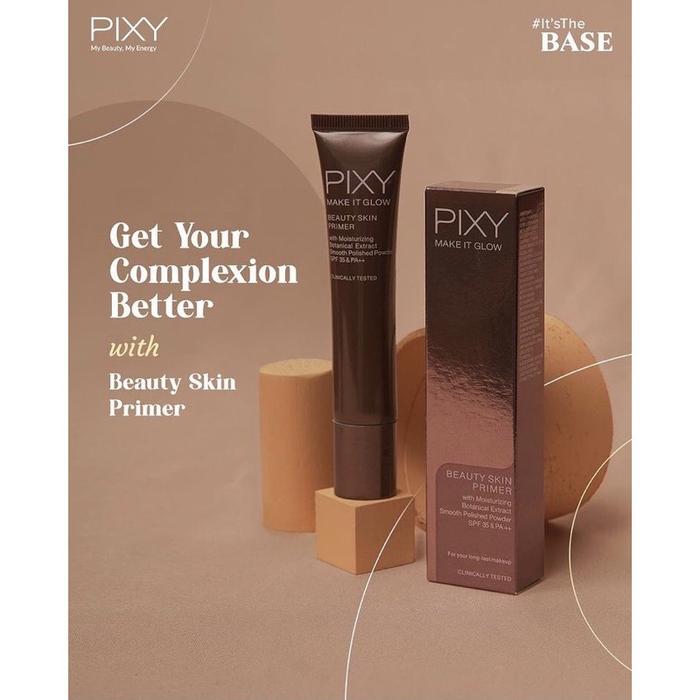 AS Pixy Beauty Skin Primer Make It Glow 25 ML / Pixy Make It Glow Techno Fixed Matte Primer