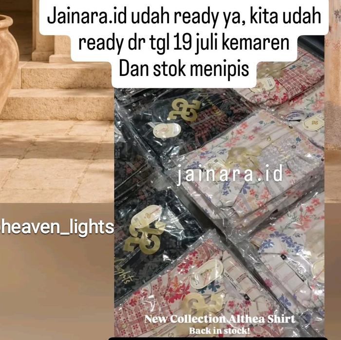 Althea Dress Heaven Lights / Jastip Heaven Lights / Ready Althea Dress / Gamis wanita