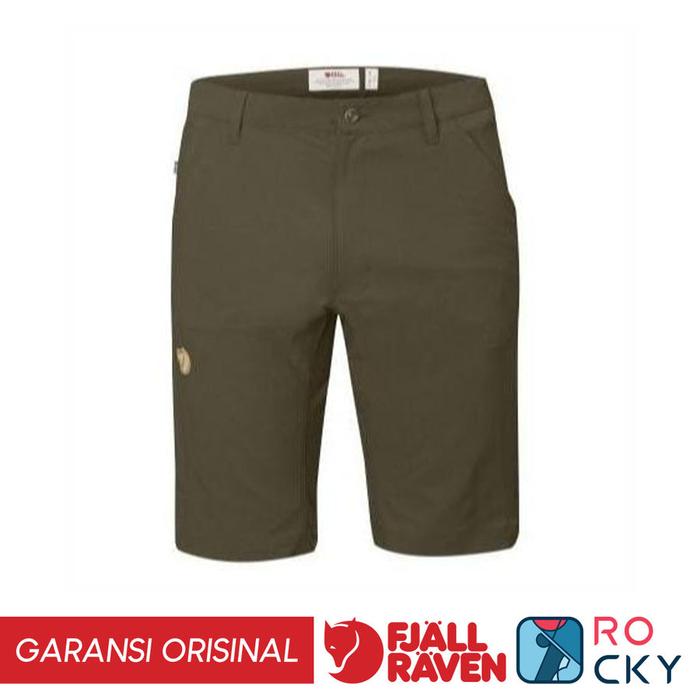 Celana Pendek Fjallraven Abisko Lite Short Pants Men Color Dark Olive