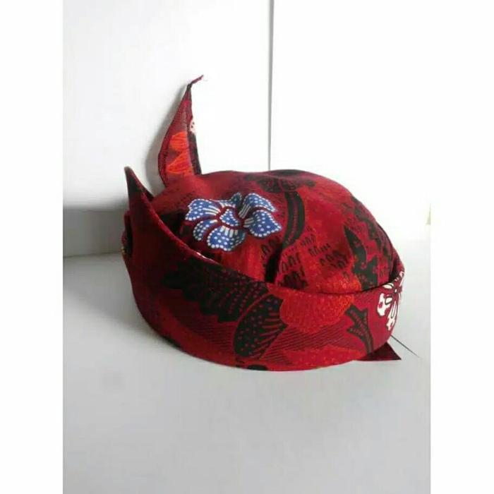 READY Blangkon Madura / Blangkon Khas Jawa / Blangkon Merah / Udeng Blankon Surabaya