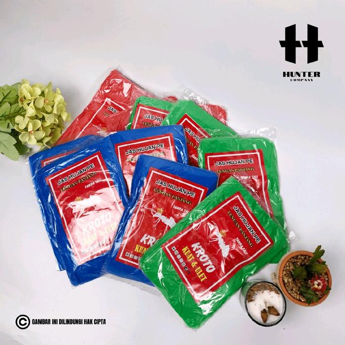 Jas Hujan Konser Semut Kroto Lusinan 12 pcs - Harga Grosir