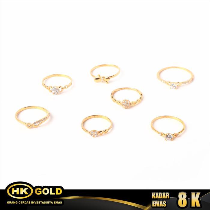 Hk Mustika Gold - Cincin Emas 8K - Type 1419