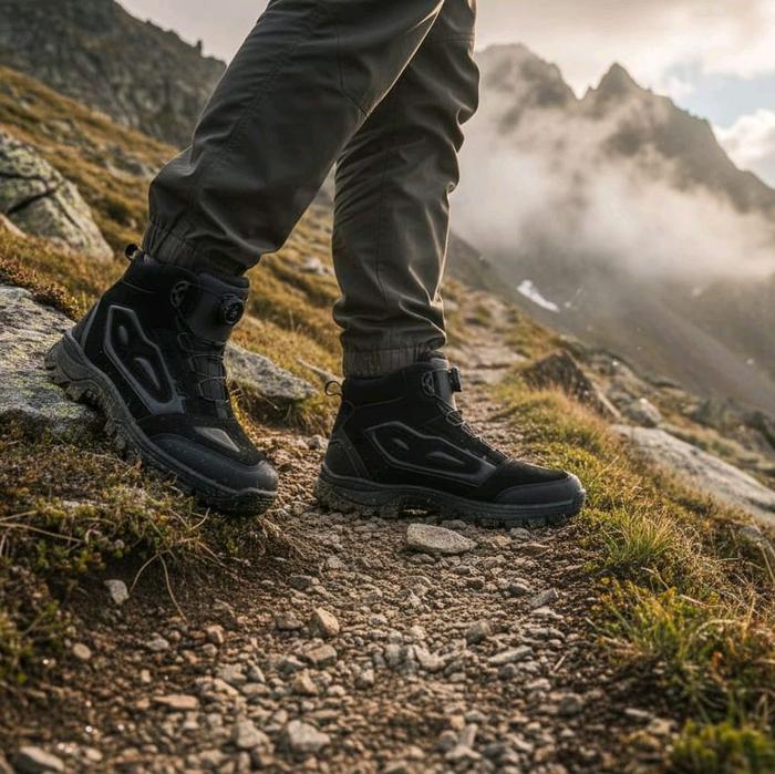 Sepatu Safety, Hiking Dan Touring Dengan Taki Putar Yang Anti Ribet