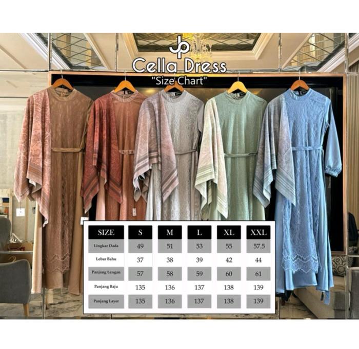 JOURNEY CELLA DRESS BY JOURNEY SCARVES ORIGINAL GAMIS ELEGAN