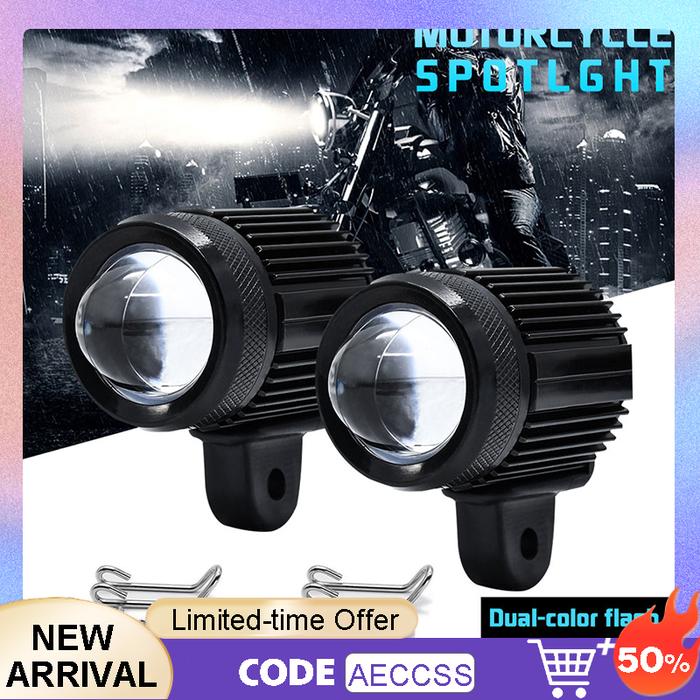 Auxiliary Motorcycle Light Spotlights Barra 3570 LED Rearview Mirror
