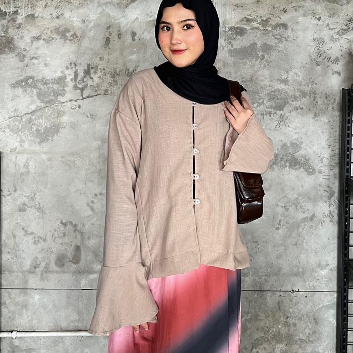 Aruna - Silmi Top Linen / Linen Shirt / Linen Top