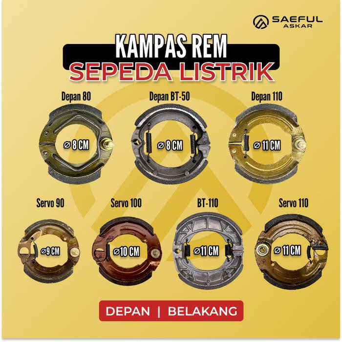 Kampas Rem Sepeda Listrik
