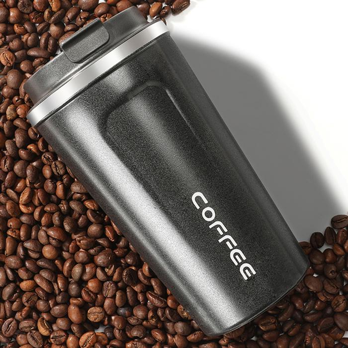 380ml/500ml Coffee Mug Stainless Steel Car Thermos Mug Leak-Proof