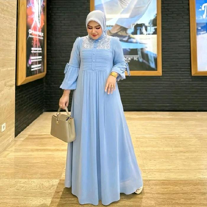 indri dress by irna emerald /gamis ceruty irna