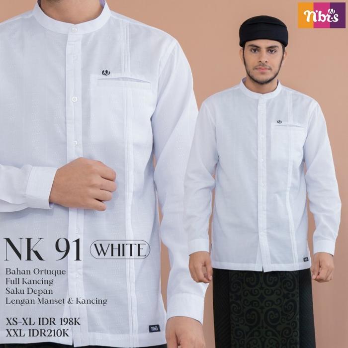 Nibras NK 091 Koko Muslim Pria Remaja Dewasa Bahan Adem Lebaran
