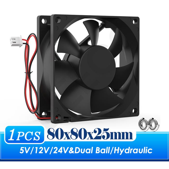 Kipas pendingin komputer, sarung kipas pendingin PC 80mm 8025 DC