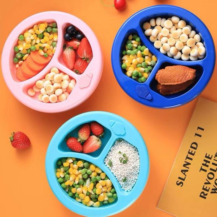 Piring Makan Bayi / Piring Makan Anak Food Grade BPA Free Bisa Menghangatkan Makanan