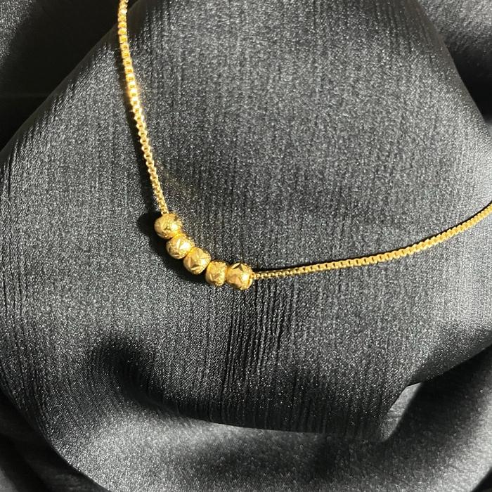 ￼K23 Kalung Titanium Original Liontin bola-bola cantik Model Korea Style Fashion Simple Elegant Tita