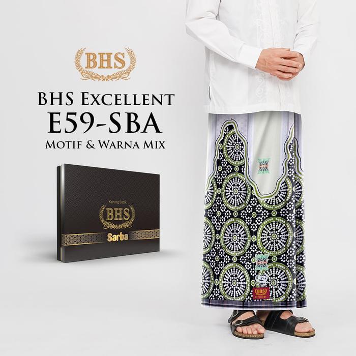 SARUNG BHS EXCELLENT GOLD E-59 JBA SARUNG BATIK (SARBA) ORIGINAL BY BEHAESTEX