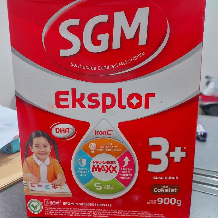 SGM Eksplor 3+ 900g Susu Pertumbuhan Bubuk 3-5 Tahun