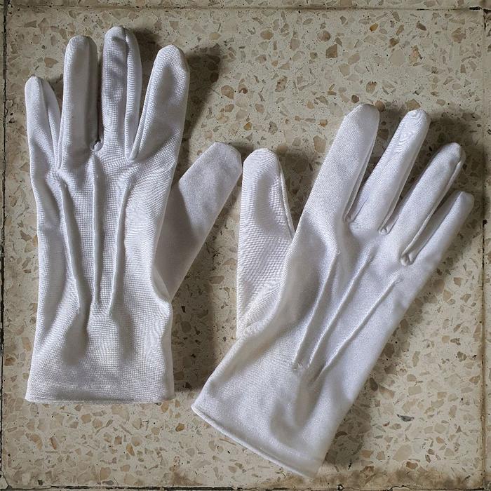 sarung tangan upacara paskibra second bekas preloved prelove putih gloves
