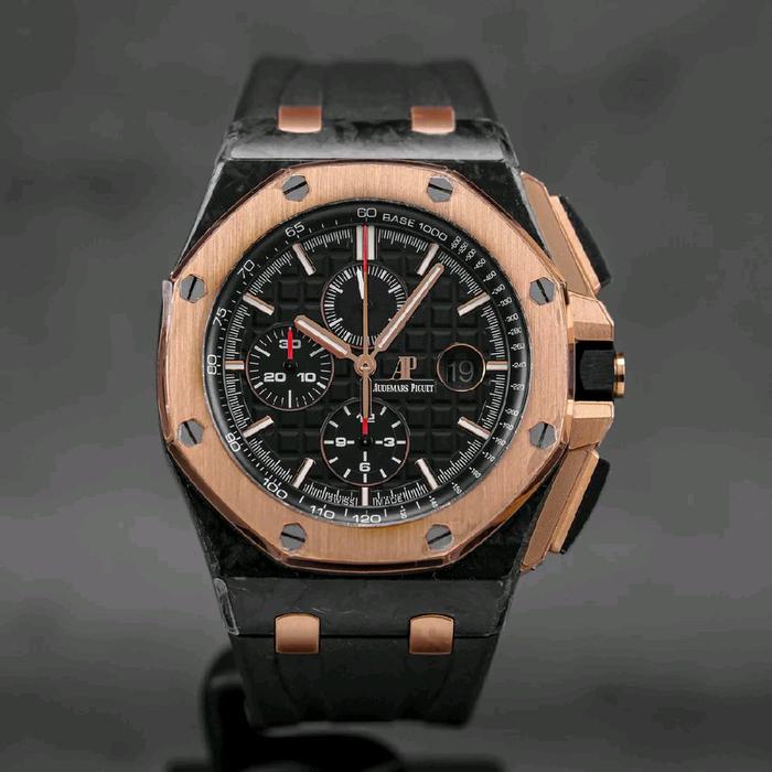 JAM TANGAN AP ROYAL OAK OFFSHORE CHRONOGRAPH 44MM NOVELTY CARBON BLACK CERAMIC