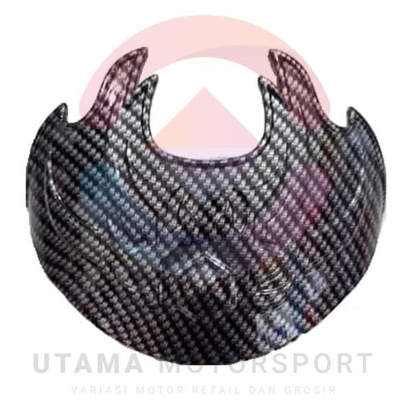 COVER TUTUP SPAKBOR DEPAN NEMO KARBON HONDA PCX NEW LOKAL 150