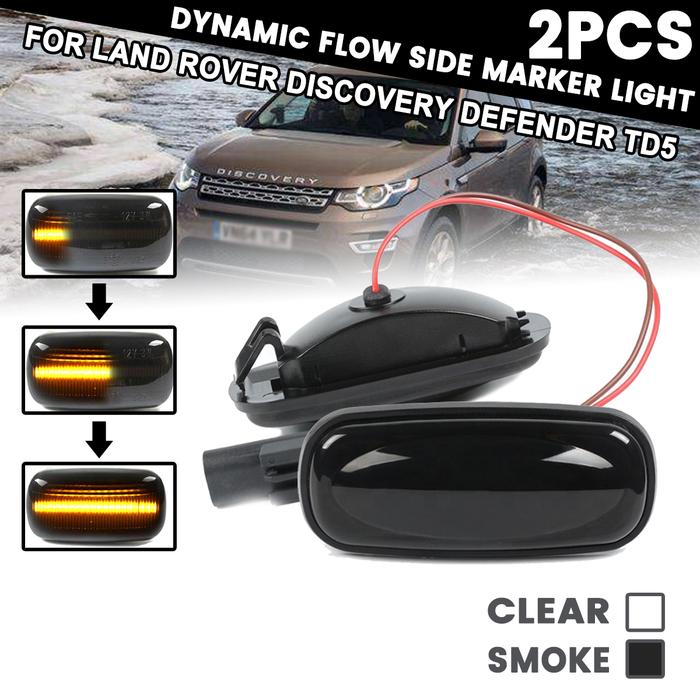 1 Pasang Lampu Penanda Sisi Mengalir Lampu Hari Indikator Repeater
