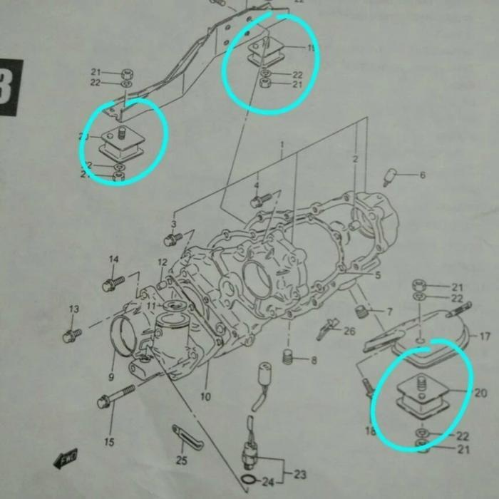 Mounting Transfer Case Suzuki Jimny Katana SGP O1