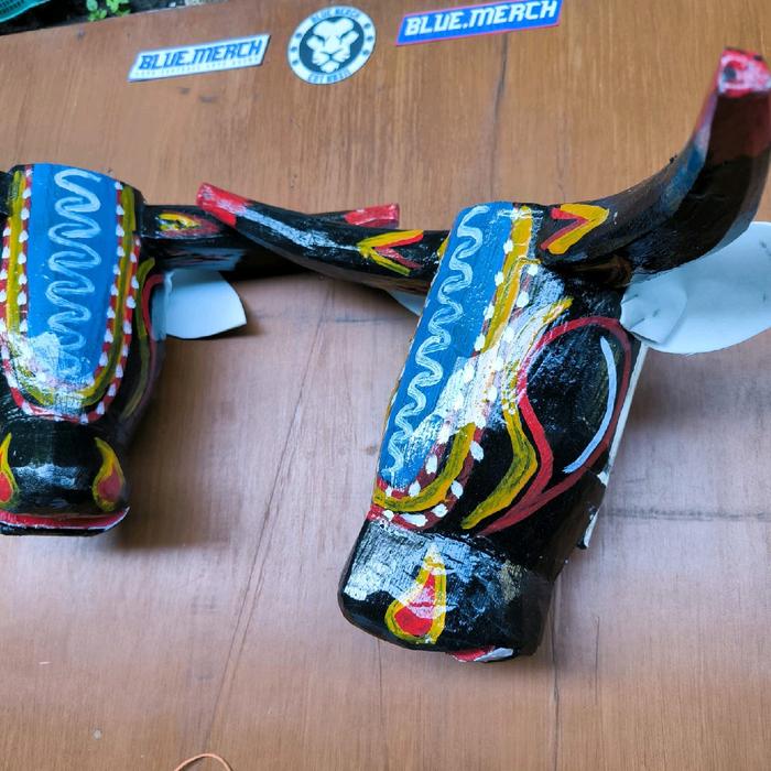 BANTENGAN KECIL MOTIF BIRU