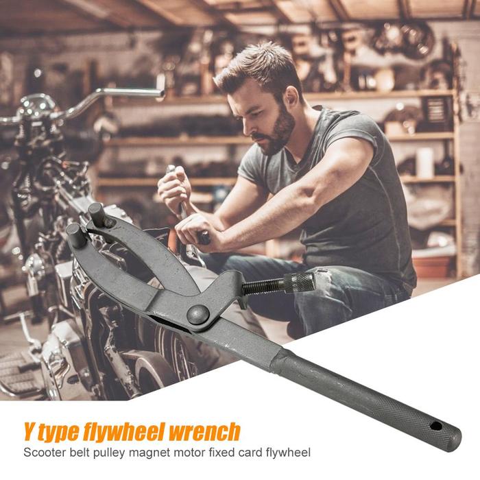 <COD>Mollar Paket Kunci Treker CVT Matic + Kunci Tahanan Mur Kopling Anekatoos T-Type Flywheel Wrenc