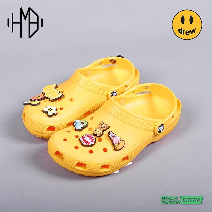Crocs Classic Clog Justin Bieber With Drew House Sandal Yellow
