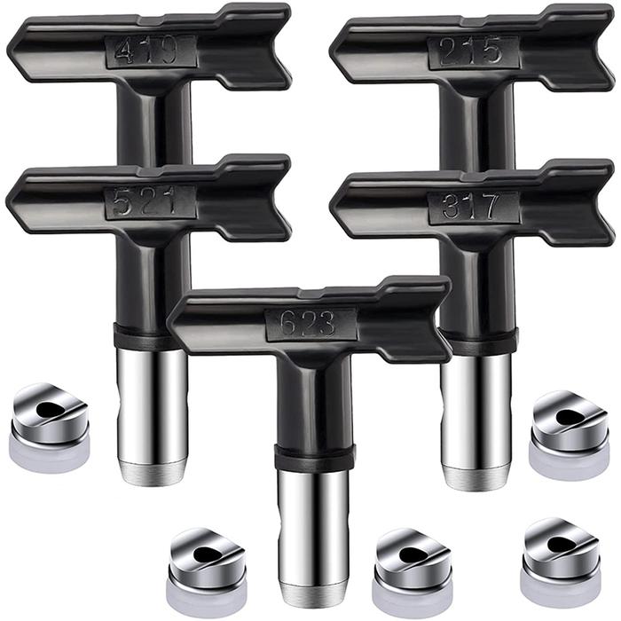 5Pcs Reversible Airless Paint Sprayer Nozzle Tips, Airless Sprayer