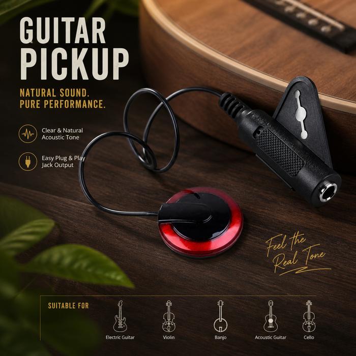 Cahayastore - Pickup Gitar Elektrik | Acoustic Guitar Pickup | Pengubah Gitar Akustik