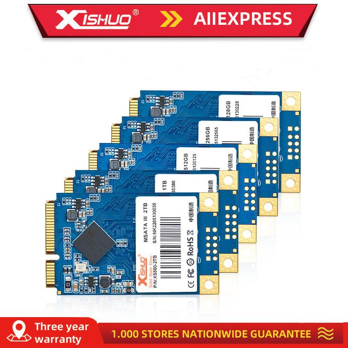 Xishuo Wholesale Cheap MSATA SSD 128GB 256GB 512GB 1TB Internal SSD