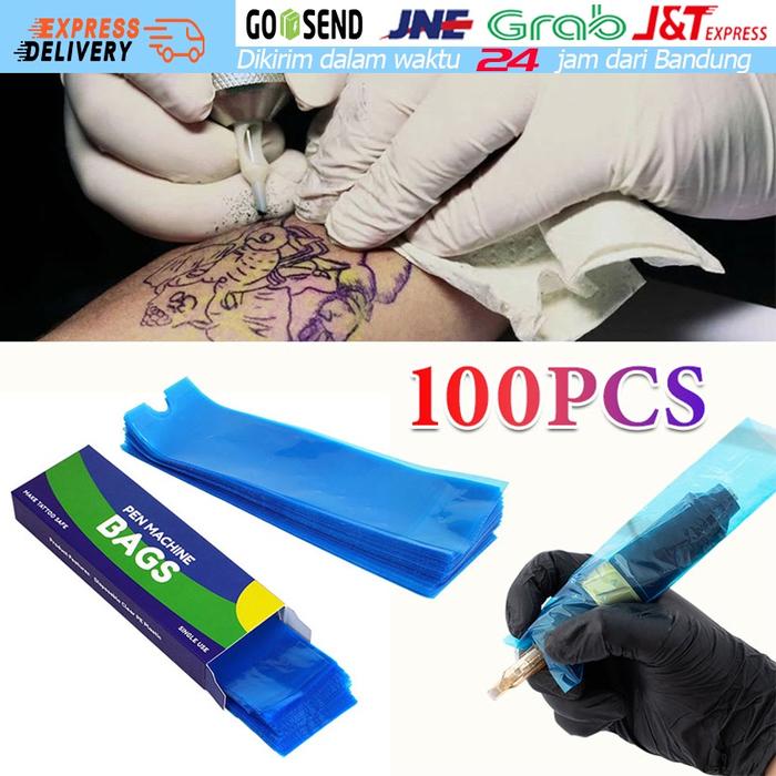 PLASTIK PENGAMAN MESIN TATTOO KANTONG KABEL UNTUK PROSES TATO HANDEL MESIN ROTARY