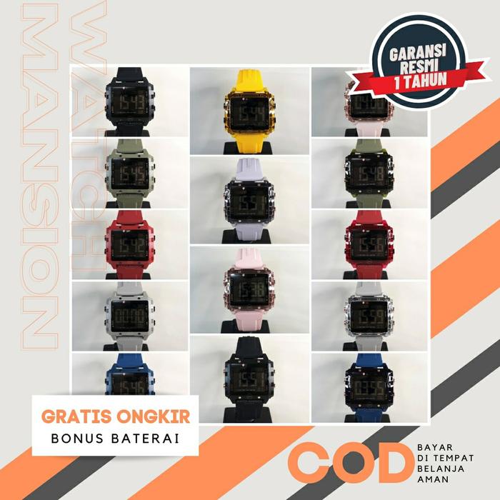 JAM TANGAN PRIA EXPEDITION 6817 EXP 6817 E6817 EXP6817 DIGITAL RUBBER STRAP ORIGINAL & GARANSI 1 TAH