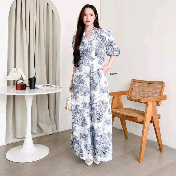 JLC Alice Jumpsuit macan kulot KD 715  premium Panjang  Wanita Casual