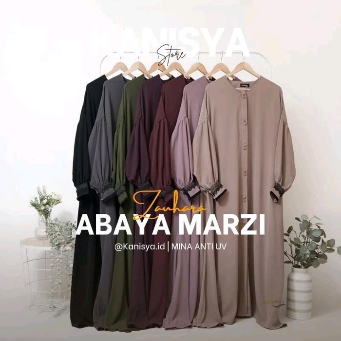 Gamis Abaya Marzi Mina Anti-UV Zauhara untuk Wanita Muslimah