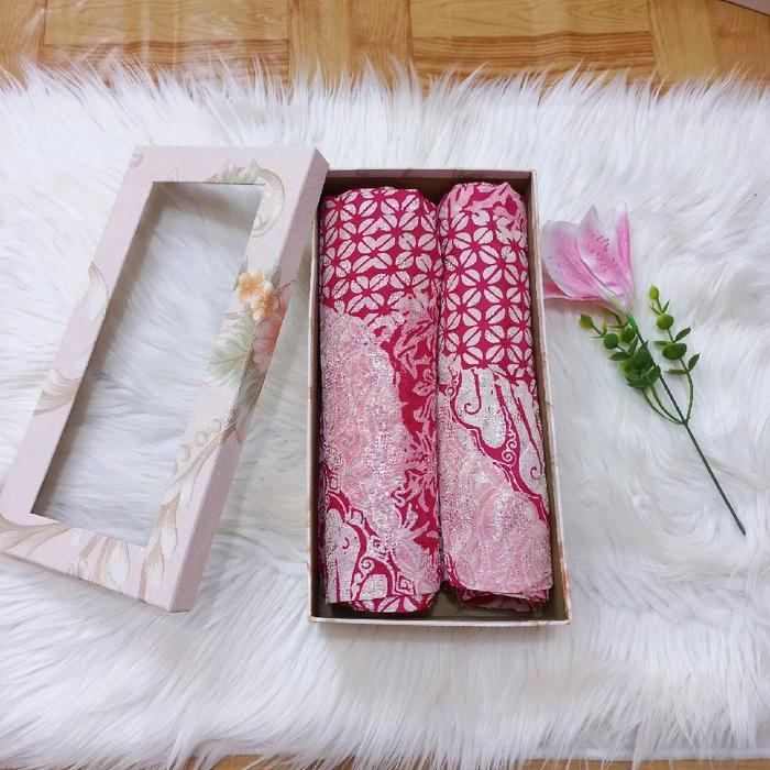 Kain Batik Viscose/Batik Viscose Semi Sutra/Batik Viscose Kawung