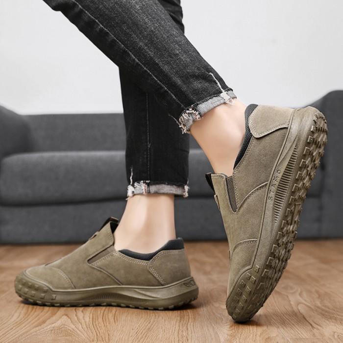 SใM3 LEEDOO SEPATU SLIP ON PRIA SEPATU SNEAKERS CASUAL FORMAL COWOK MC451 Fโฅ81