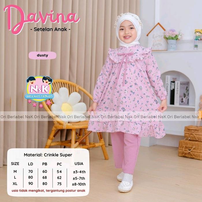 Davina //SYIFA by M2M NsK SyyailaLEVVY SET //Chaca Set Kids Original by Alifa//vol.2//Dorty Kids//Vi