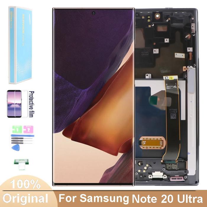 ORIGINAL 6.9" AMOLED Note 20 Ultra LCD For Samsung Galaxy Note20