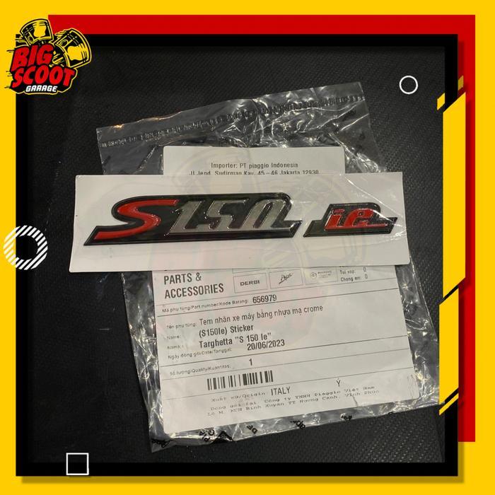 Emblem Sticker Vespa s150 OSEAN