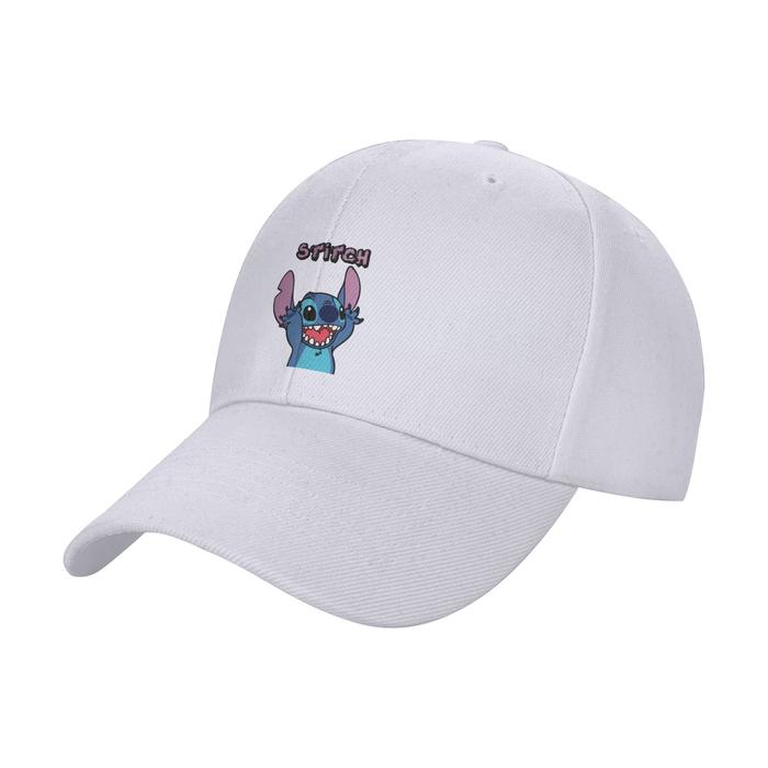 Topi Baseball Stitch Lilo & Stitch - Topi Casual Pria Wanita - Bahan Katun Lembut Anti Panas - Cocok