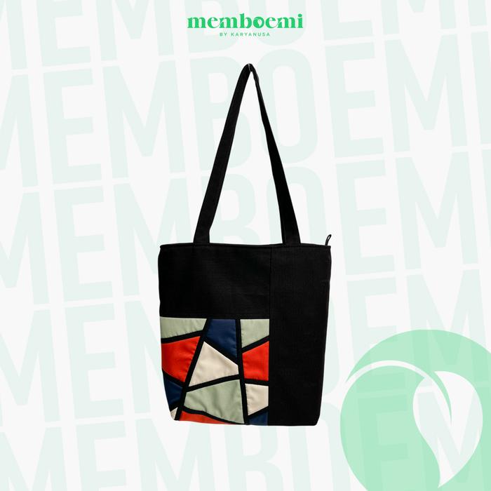 Totebag Kain Perca Memboemi