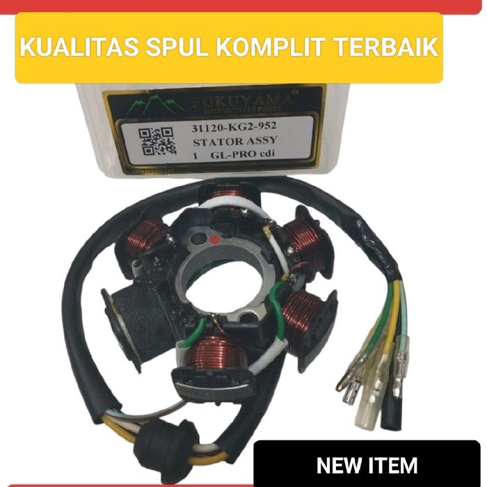 STATOR SPUL KOMPLIT ASSY HONDA GL PRO CDI KUALITAS SUPER Motorcycle