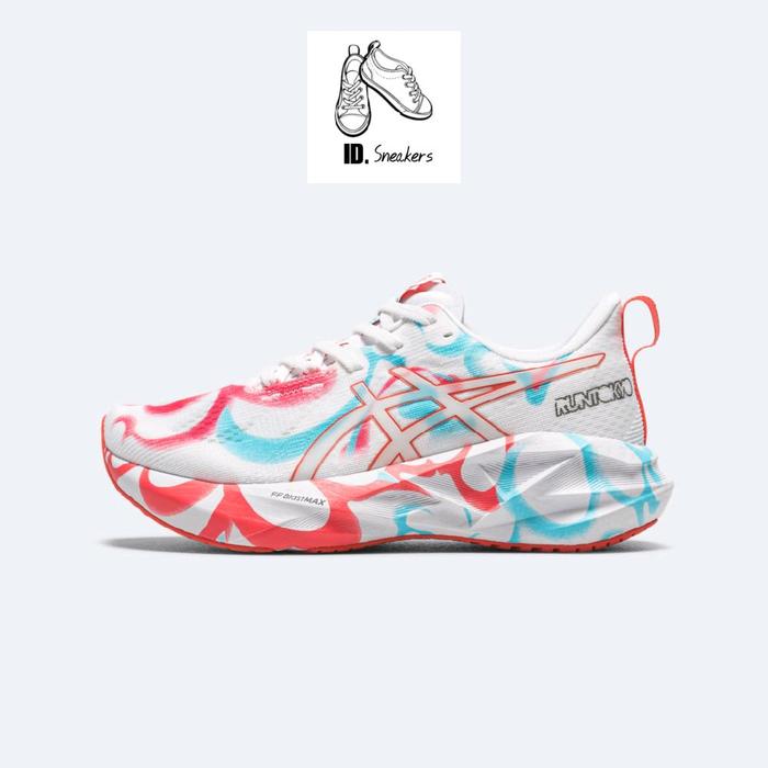 Sepatu Asics Novablast 5 V Tokyo Mens Running Volly Shoes Outdoor