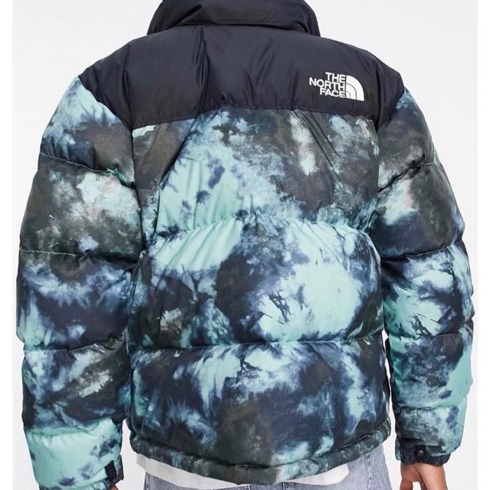 Jacket TNF 1996 Retro Nuptse 700 Fill Packable Wasabi Ice Dyed
